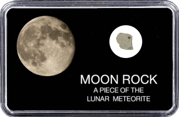 Mond Meteorit NWA 12697 (Motiv: Abnehmender Mond)