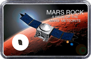 Mars Meteorit NWA 6963 (Motiv: Raumsonde ExoMars in Mars Atmosphäre)