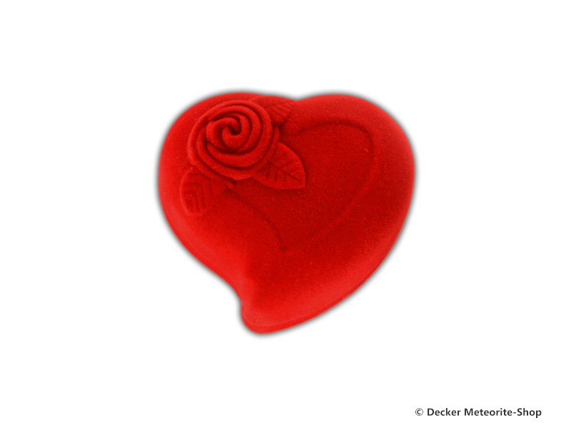 Rote Rosen-Herzbox als ideale Geschenkbox für eine Sternschnuppe z.B. zum Muttertag