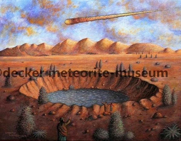 Carancas Meteoritenfall Gemälde (Motiv II)