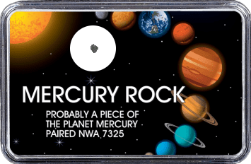 Merkur Meteorit NWA 7325 (Motiv: Sonnensystem Planeten IV)