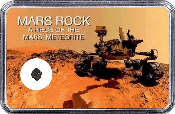 Mars Meteorit NWA 6963 (Motiv: Mars Rover Curiosity Selfie I)