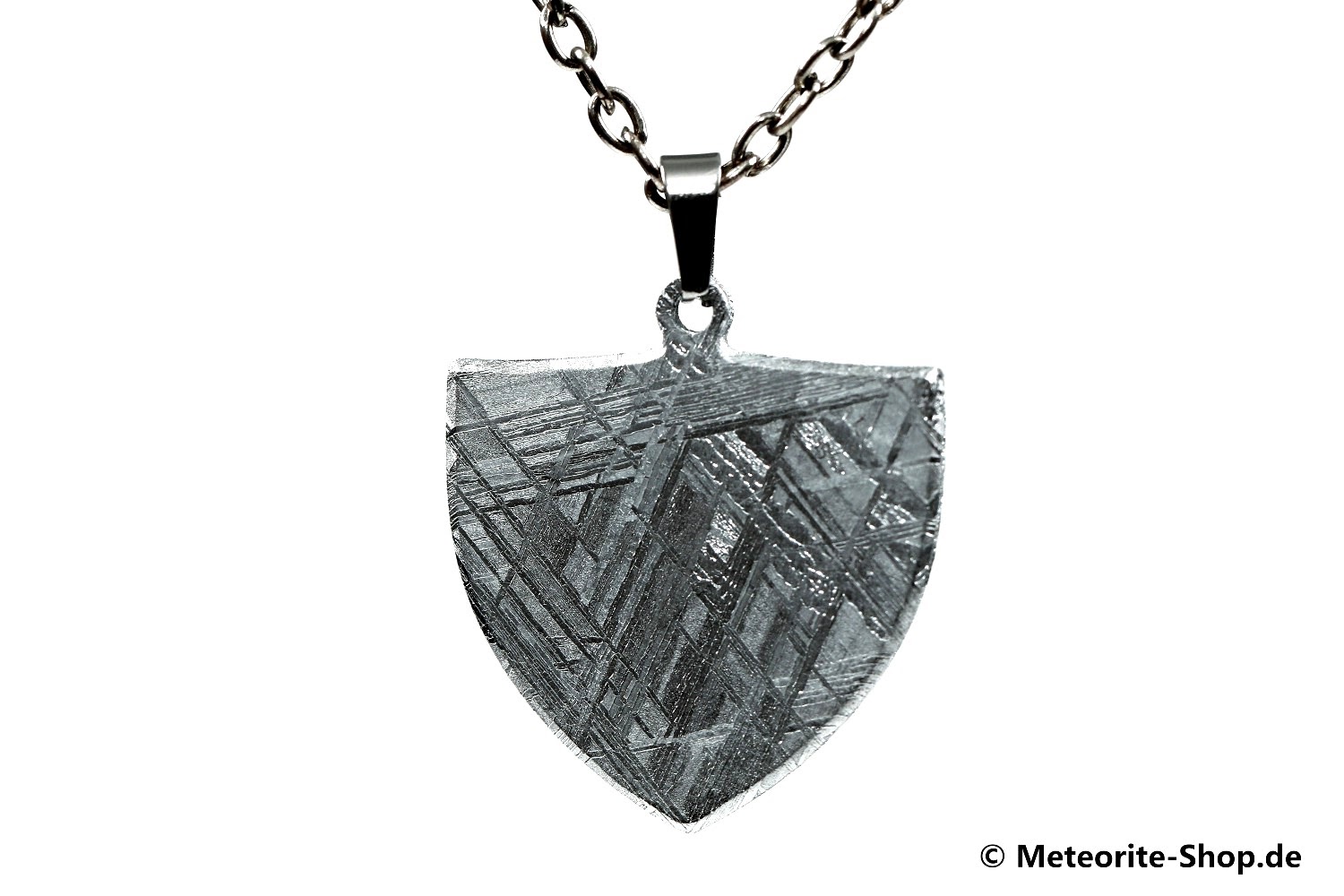 Eisen-Meteorit-Anhänger (Muonionalusta | Schild) - 7,00 g