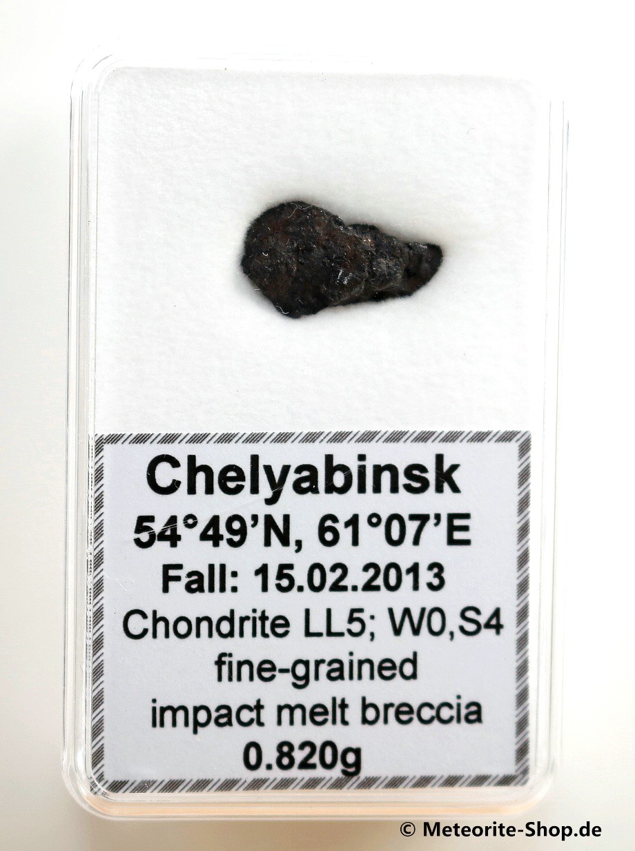 Chelyabinsk (Tscheljabinsk) Meteorit - 0,820 g