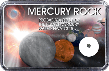 Merkur Meteorit NWA 7325 (Motiv: Sonnensystem Planeten I)