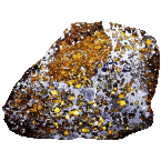 Stein-Eisen-Meteorit vom Typ Pallasit Stein-Eisen-Meteorit vom Typ Pallasit